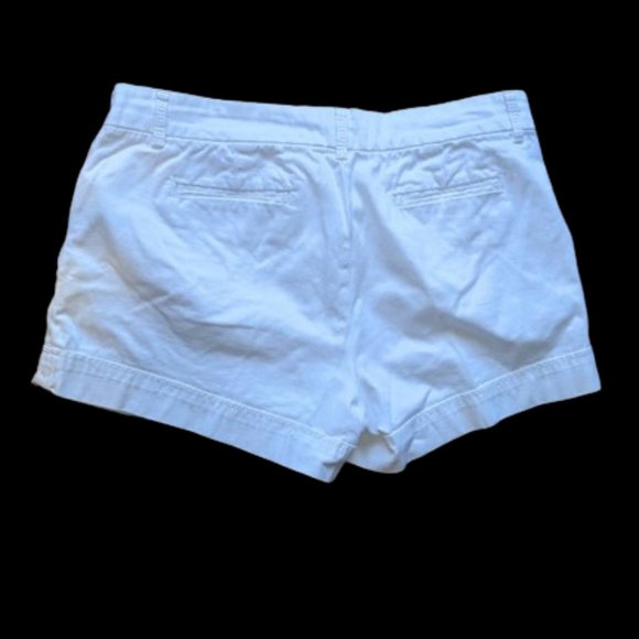BCBG White Cotton Shorts Size 12 - Picture 2 of 3